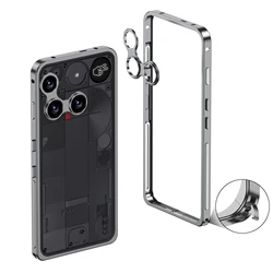 Enhanced Protective Aluminum Cooling Frame Case for Nothing Phone (3) (GRAY)