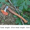 Outdoor campsite logging, chopping wood, wooden handle, mountain axe, hardware, fire emergency, high-quality axe 5