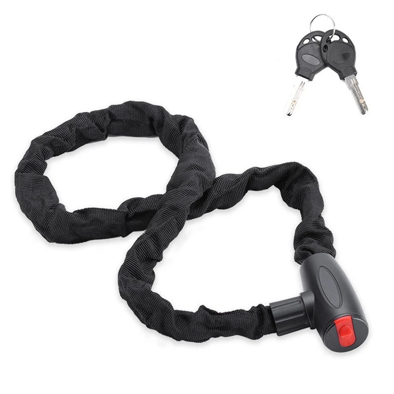 Mountain Bike Bicycle Lock Anti-Theft Key Lock Mountain Bike Electric Chain Lockn01r