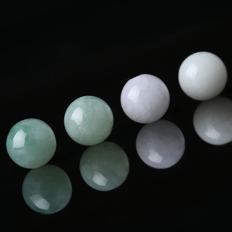 

5pc Natural Emerald 13mm Myanmar Jadeite Beads For Jewelry Making Diy Bracelet Necklace Jades Stone Bead Accessories Jewellery