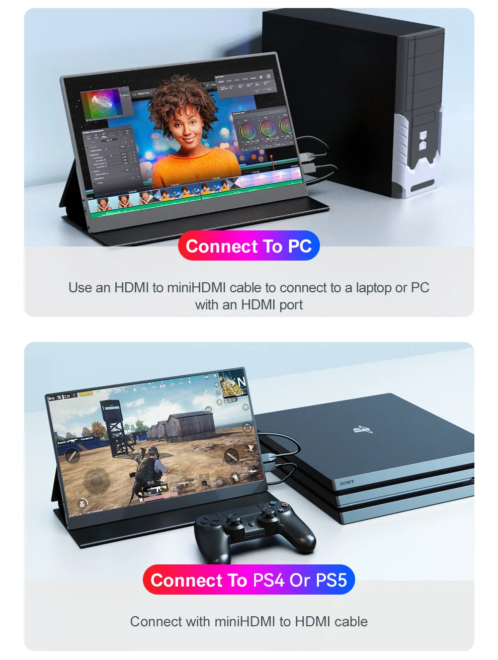 QLED ޴ , 15.6 ġ, HDR  ° ȭ, cŸ, USB HDMI ȣȯ, PS5/4 ġ, Xbox, ȵ̵ , PC Ʈ