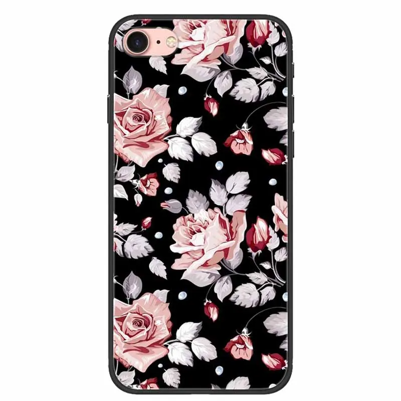 Sleek Black Silicone Soft Protective Case for iPhone - Cool and Durable Design