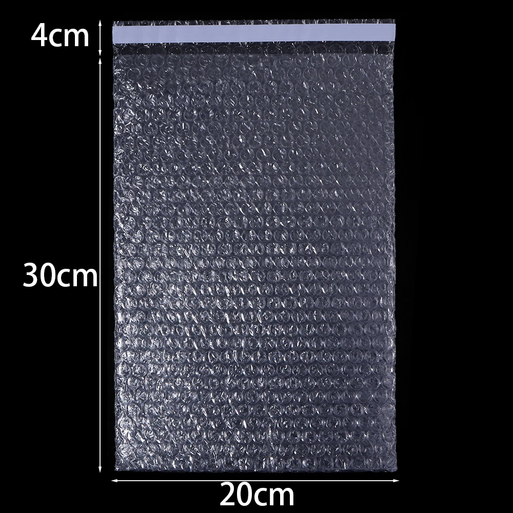 10-50pcs/lot Clear Self-adhesive Double Sided Bubble Bags Packaging Pouches Jewelry Bead Small Accessories Shipping Packaging