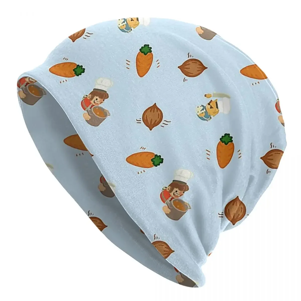 

Cooking Stress 2 (Carrots And Onions) Warm Knitted Cap Hip Hop Bonnet Hat Autumn Winter Outdoor Beanies Hats for Men Women Adult