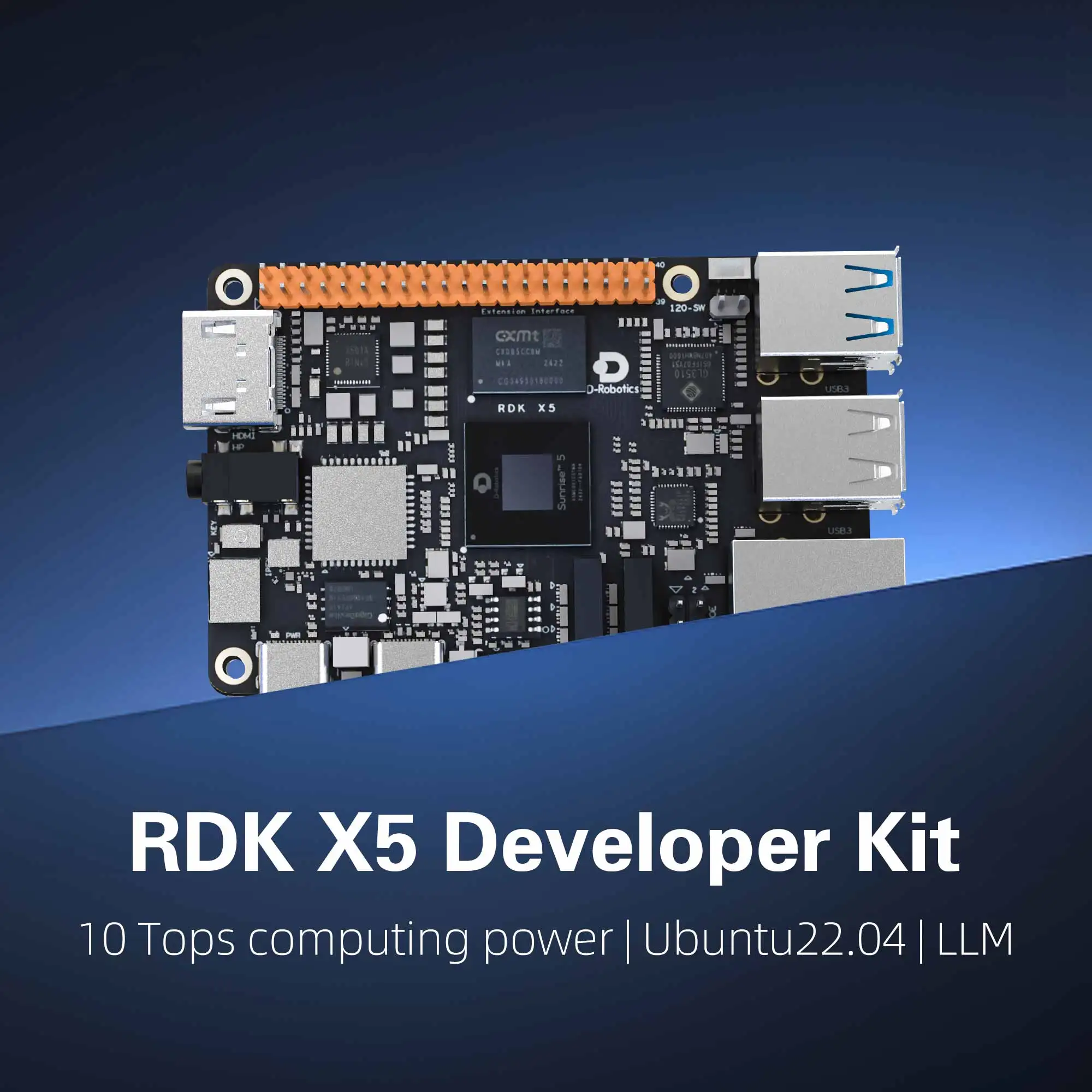 D-Robotics RDK X5 AI Development Board Module Powered By Sunrise 5