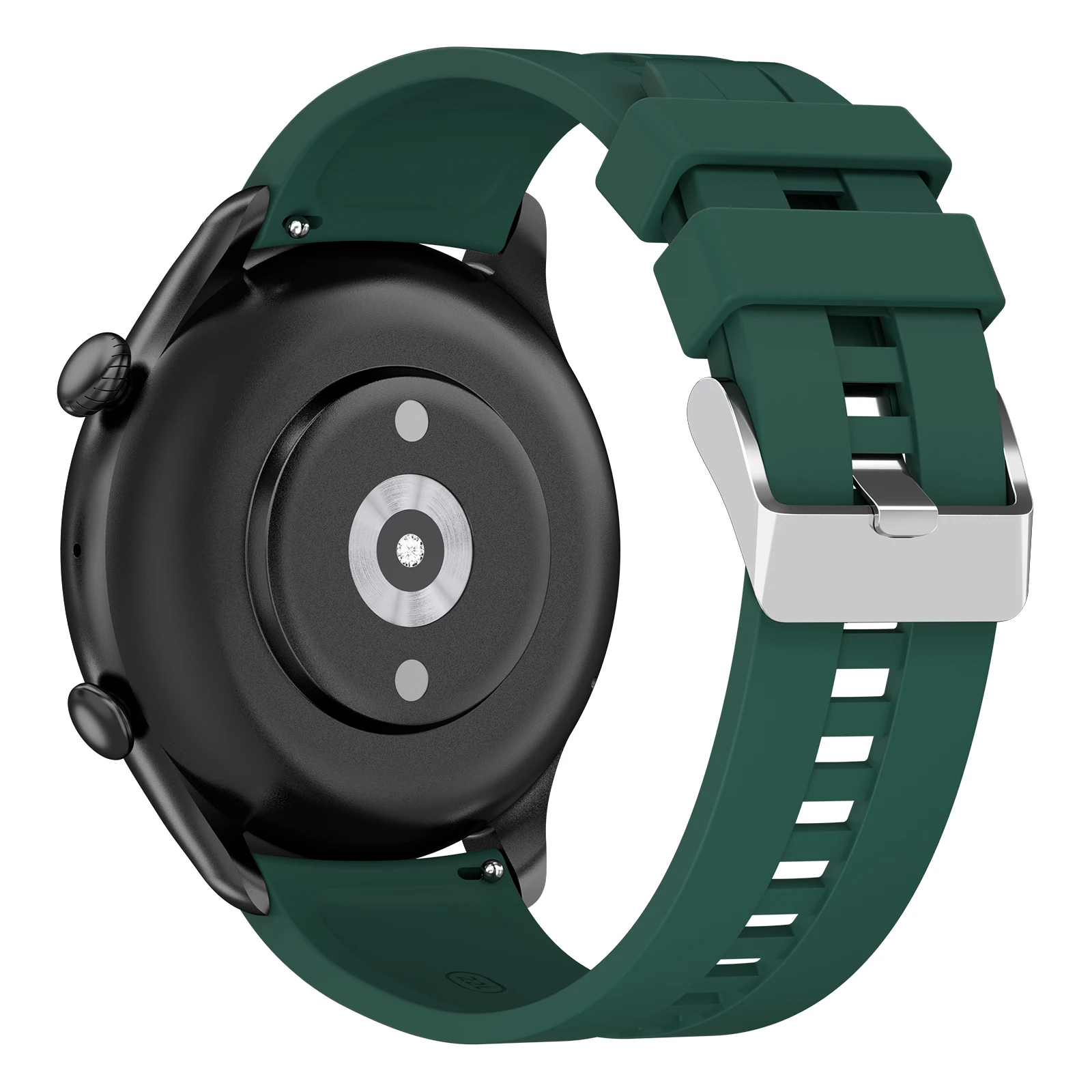 Versatile 22mm Silicone Watch Band - Durable Strap Bracelet