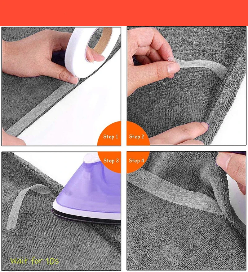 Fusible Interfacing Interlining Iron-On Fabric Single Sided Non Woven  Interfacing for Crafts, Sewing, DIY, Repair, Hemming, Quilting