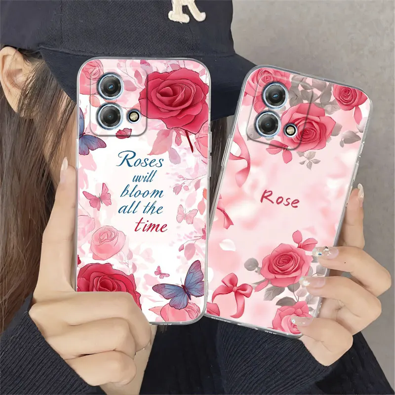 Transparent Shockproof Silicone Soft Phone Case Cover