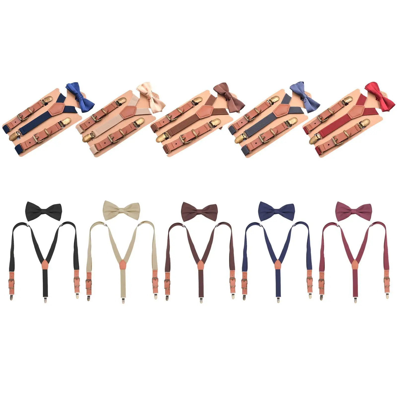 Kids Suspenders Trouser Pants Braces for Party Wedding Groomsmen Formal Costume
