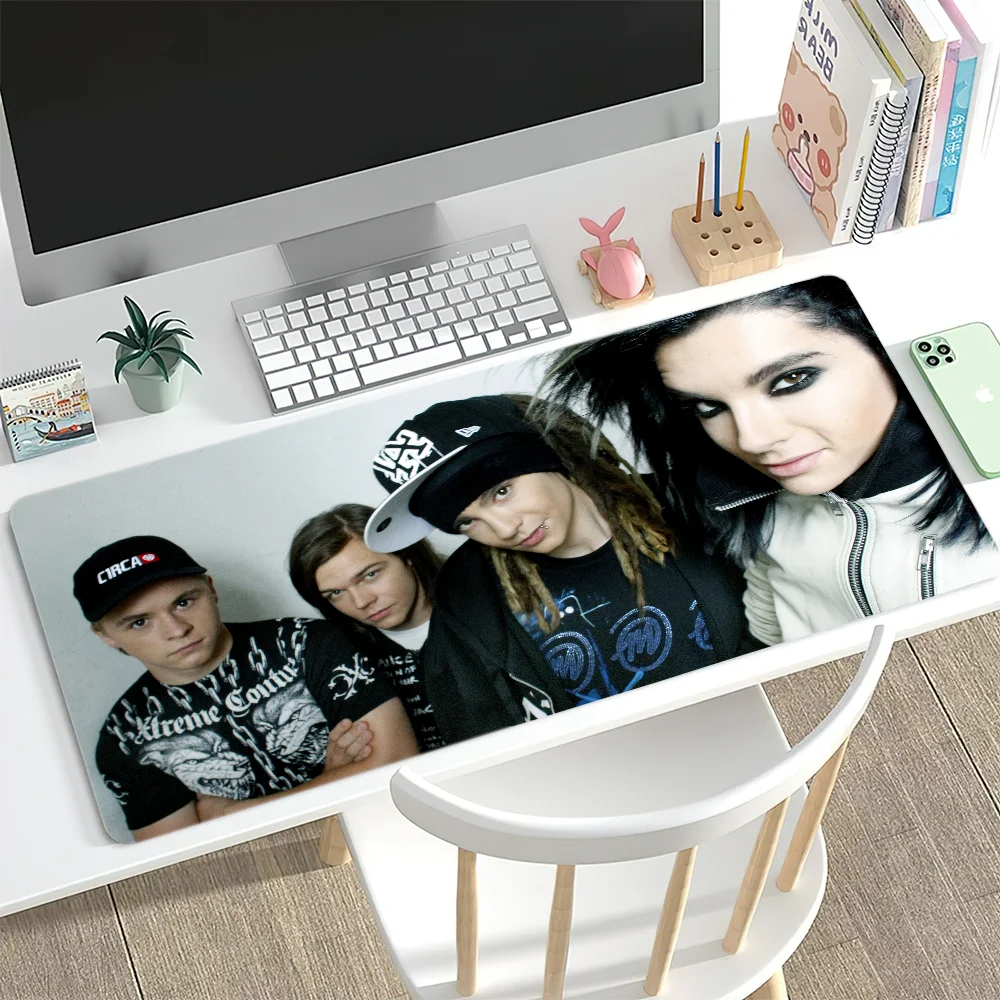 Band Tom Bill Kaulitz Tokio Hotel For Computer Game Big Keyboard Office Large Mouse Mat Pad Anti-slip Rubber PC Mice 5