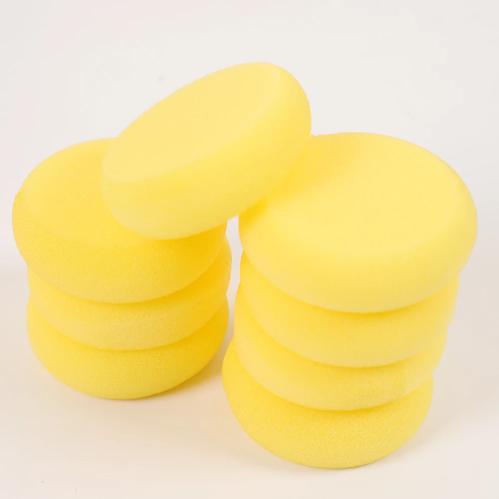 Round throwing sponge