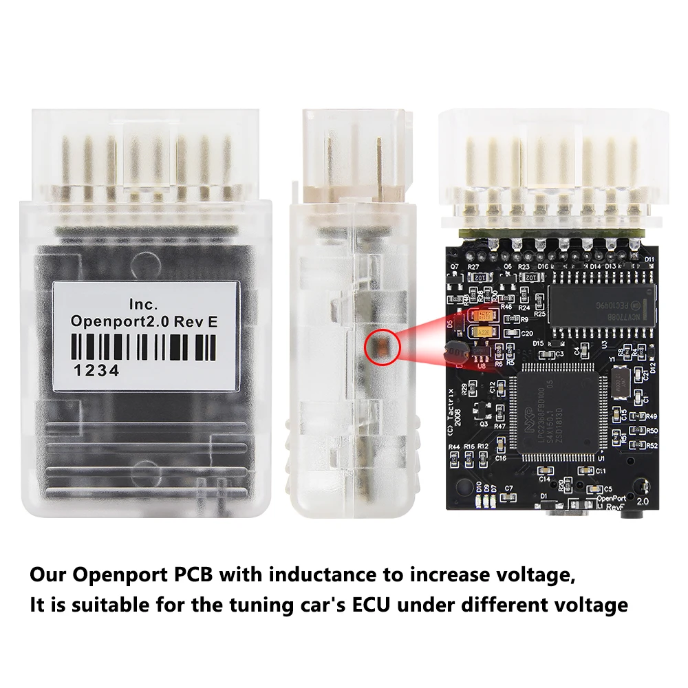 Tactrix Openport 2.0 ECU FLASH open port Auto obd2 Scanner cables Tuning Car Diagnostic Tool Support For Meredes passthru J2534 2