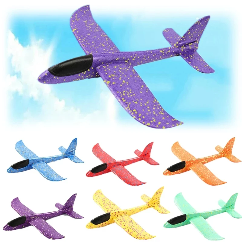 

48CM Big Foam Plane Glider Hand Throw Airplane Light Inertial EPP Bubble Planes Outdoor Launch Kids Toys for Children Boys Gift
