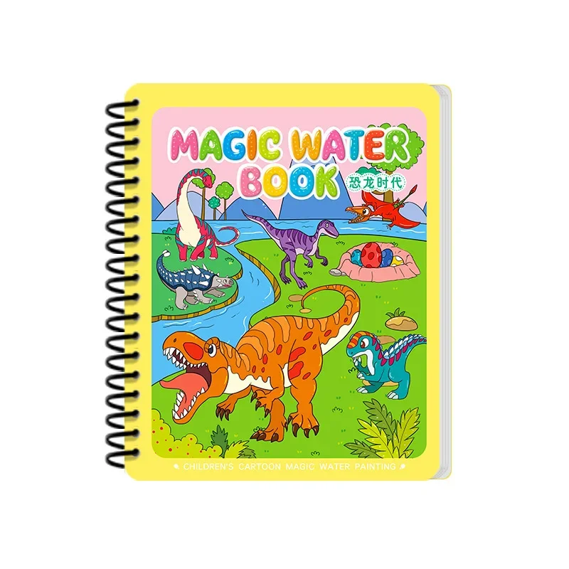 Toddler Magic Water Drawing Book Water-based Doodling  Reusable Coloring Color Cognition Early Educational Learning Toy for Kids 6