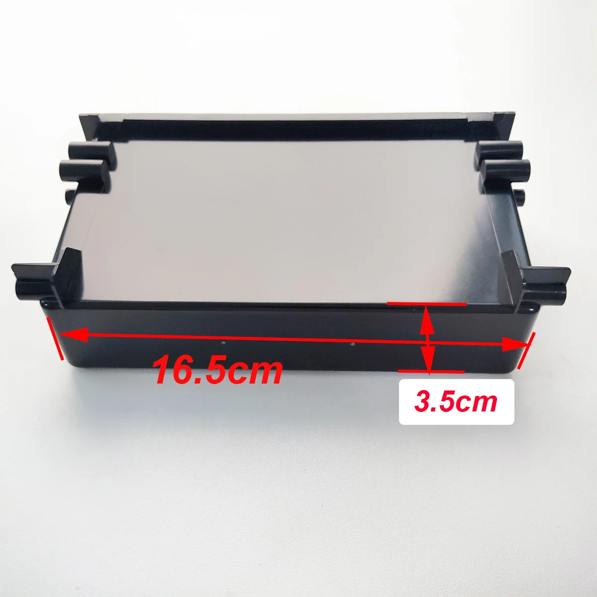 1 Din Radio Frame Car CD Box Dash Trim Pocket For Toyota