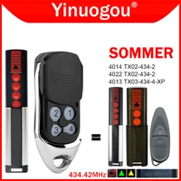 SOMMER TX03-434-4-XP Gate Remote Control 434.42MHz For SOMMER 4014 4022 TX02-434-2 Garage Door Remote Control 434MHz Gate Opener 2