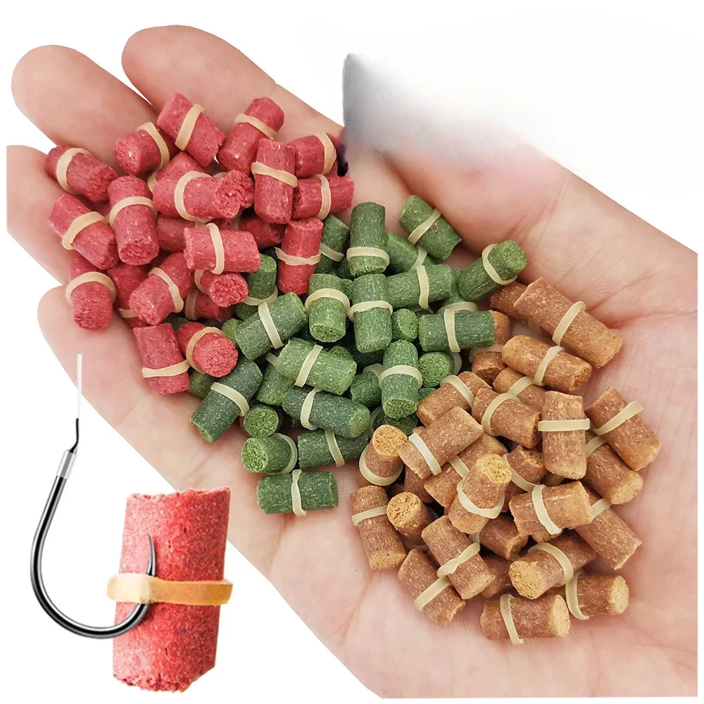 

100 or 50 pcs Carp Fishing Bait Food Grass Carp Bait Lure Formula Insect Particle Boilie Pellets Hook Up Baits