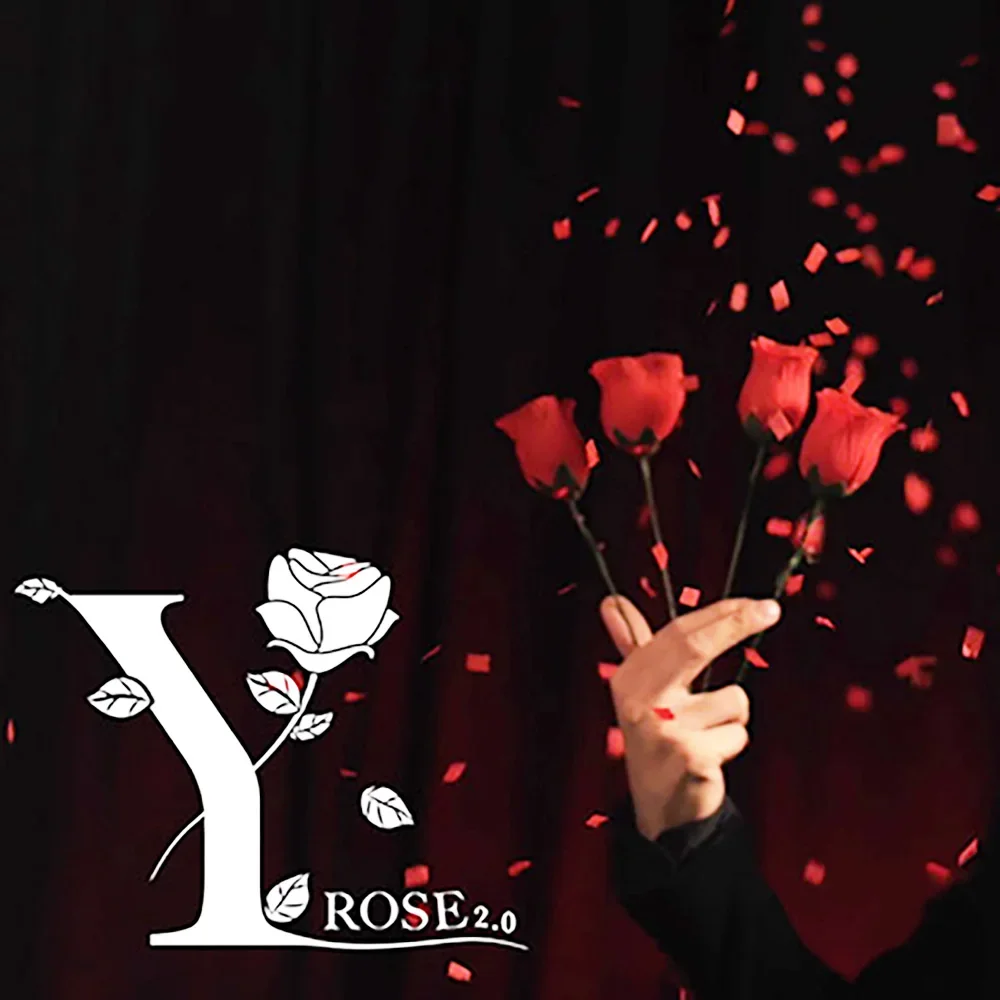 

Y-Rose 2.0 Magic Tricks Multiplying Rose One to Four Romantic Flower Appearing Magia Stage Wedding Illusion Comedy Mentalism
