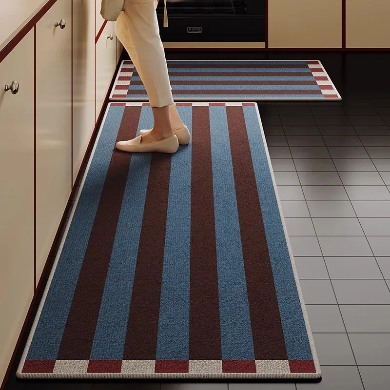 Modern Minimalist Kitchen Floor Mat Creative Art Geometric Pattern Bedroom Bedside Carpets Large Area Fashion Long Rugs Alfombra