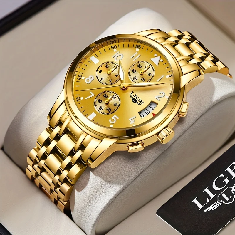 

Fashion Golden Alloy Watch Men Watch CreativeSt Eel Men's Bracelet Watches Male Waterproof Clock Relogio Feminino