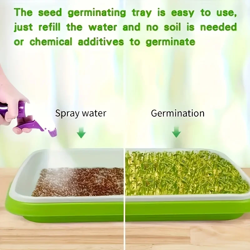 1/5pcs Seed Germination Tray Set Hydroponic Germination Pot For Sprout Horticultural Hydroponic Systems Tray Garden