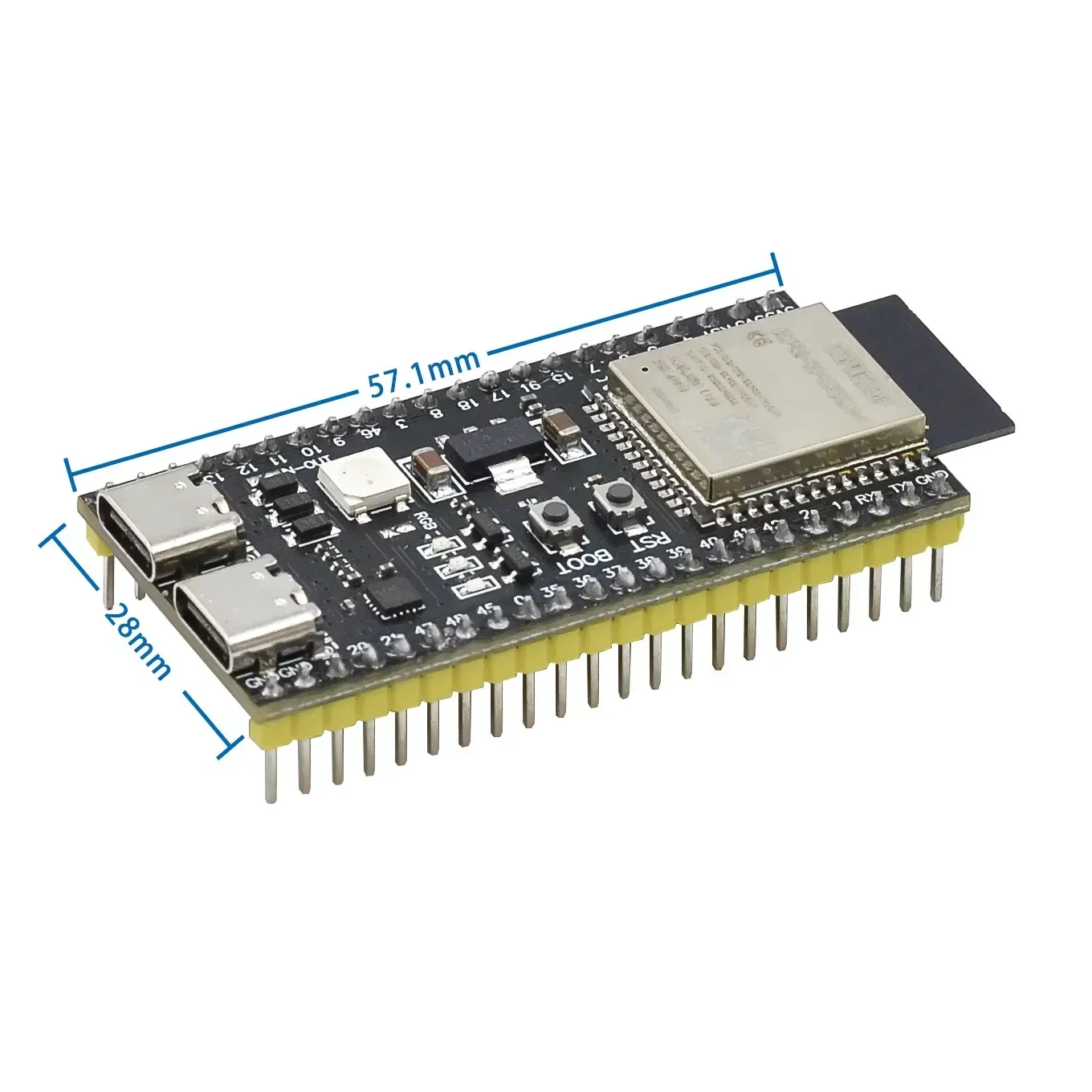 ตัวเลือกสินค้า บอร์ดพัฒนา ESP32-S3 ไร้สาย รองรับ WiFi Bluetooth BLE 5.0 Mesh