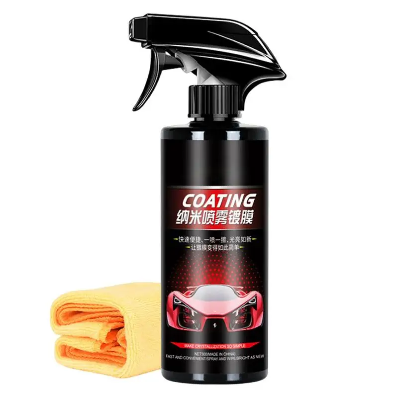 

Ceramic Car Polish Spray Quick Coat Ceramic Coating Spray Ceramic Coating Fortify Waterless Wash & Wax Hydrophobic Top Coat