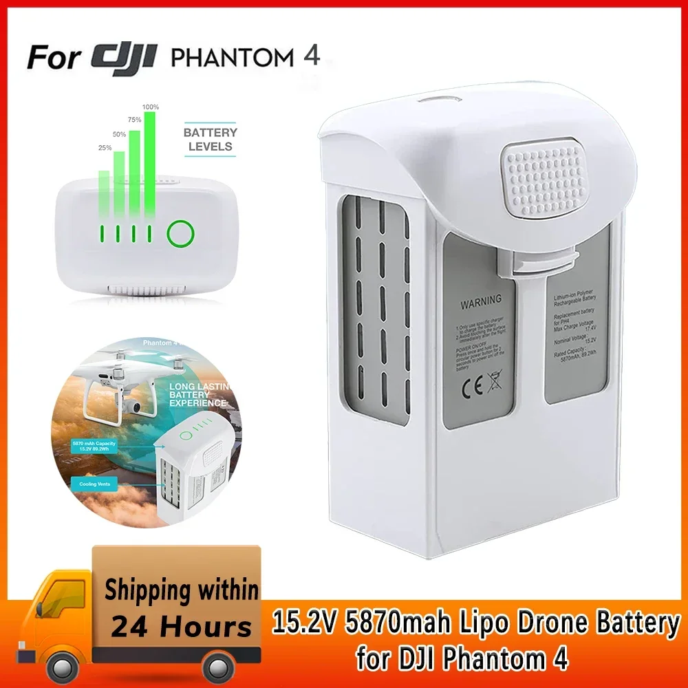 Batteria Dji Phantom 4 Per Phantom 4 Advanced/4Pro Fpv Quadcopter Rc Drone 15.2V 5870Mah Parti Di Ricambio