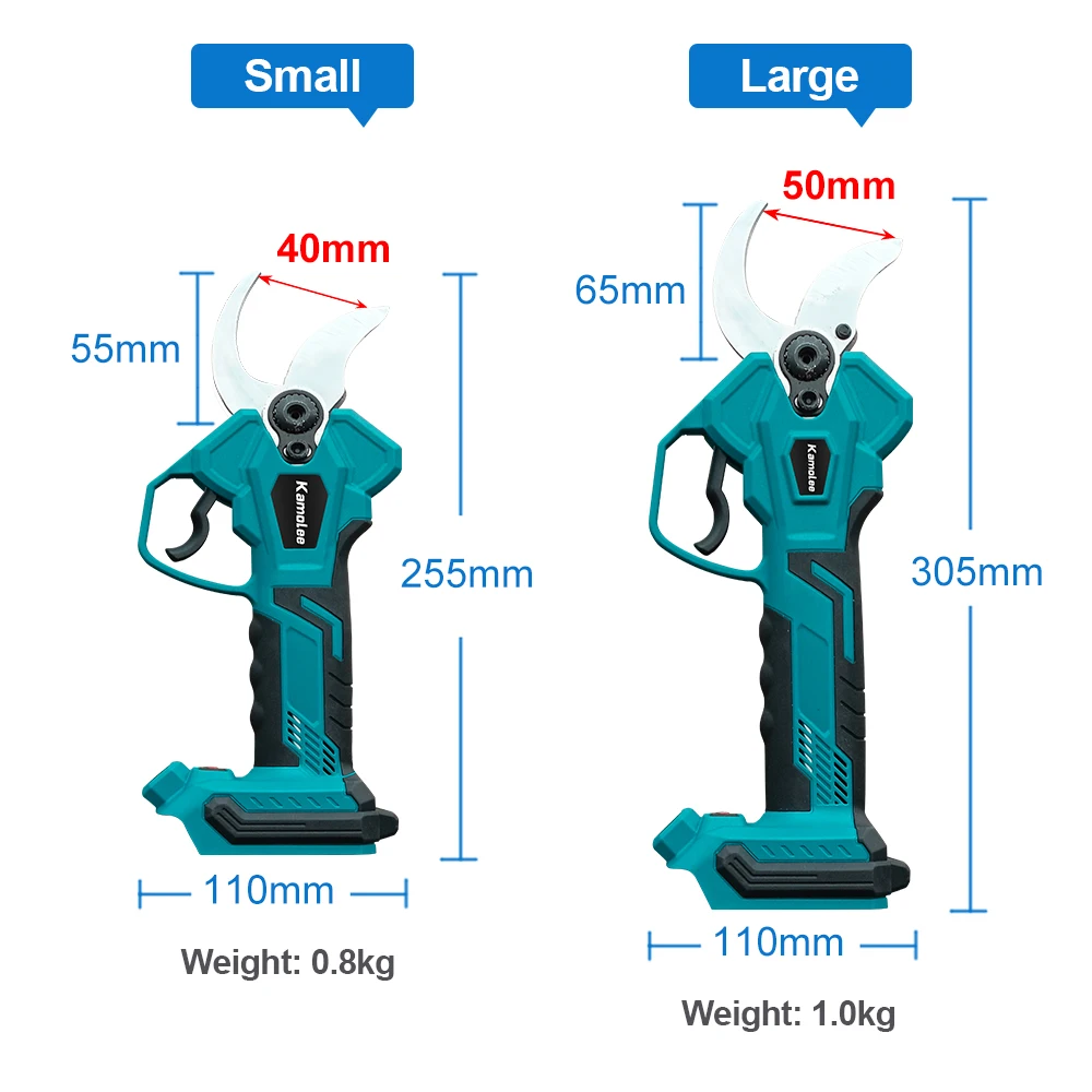 Kamolee Brushless Cordless Electric scissors,6+8 inch Electric high branch saw,with 2.5-meter extension and telescopic rod 2