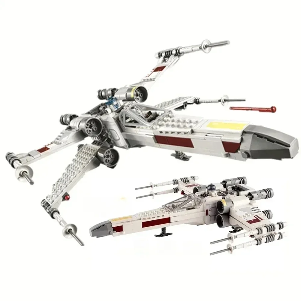 X-wing 크리에이티브 전투기 스페이스 빌딩 블록 모델 장난감 남녀 생일 파티 선물로 새롭게 출시되었습니다.