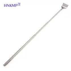 1 pcs Hot Portable Stainless Steel Telescopic Pen ClipTelescopic Back Scratcher Itch Scratch Tool adjustable 18cm-53cm