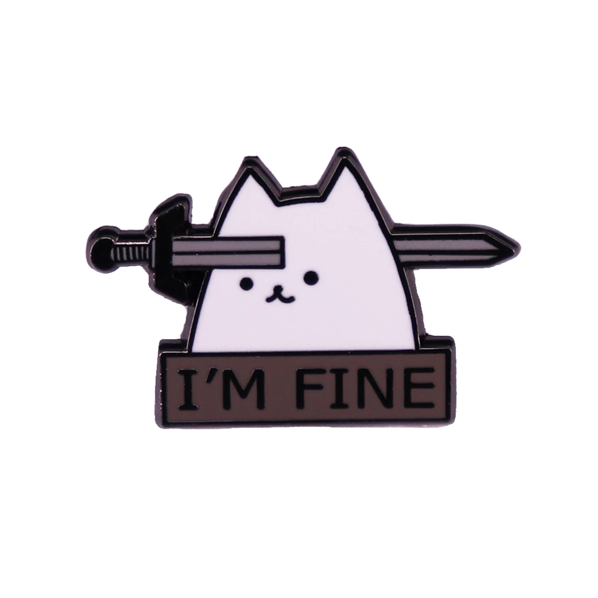 

Cartoon White Cat Enamel Pins Badge Brooches for Women Lapel Pin Backpack Decoration Hats Jewelry Accessories Gifts