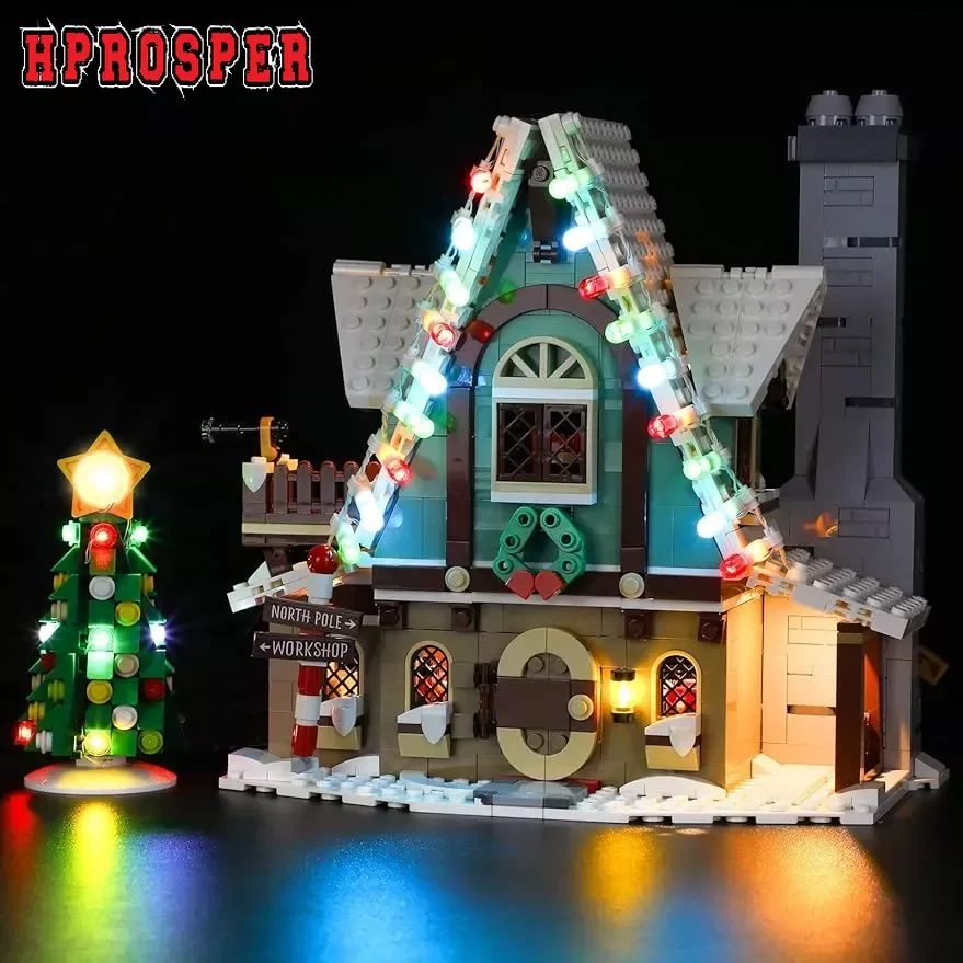Hprosper 5V Luci A Led Per Lego 10275 Creator Elf Club Lampada Decorativa Per La Casa Con Scatola Della Batteria (Non Includere Blocchi Di Costruzione