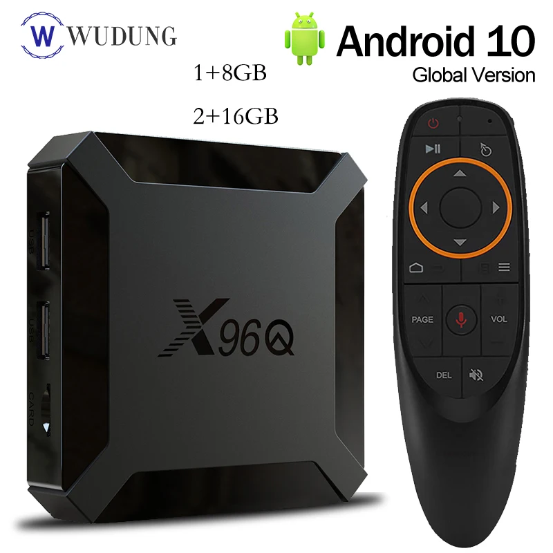 

Приставка Смарт-ТВ X96Q, 4K, HD, 2,4 ГГц, Wi-Fi, домашний кинотеатр, Android 10,0, четырехъядерный Allwinner H313, 1 ГБ, 8 ГБ, 2 ГБ, 16 ГБ, цифровая ТВ-приставка