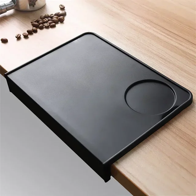 Silicone Coffee Tamper Mat Tamping Anti-skid Corner Edge Pad Office Bar Household Espresso Tamping Mat Coffeeware Accessories