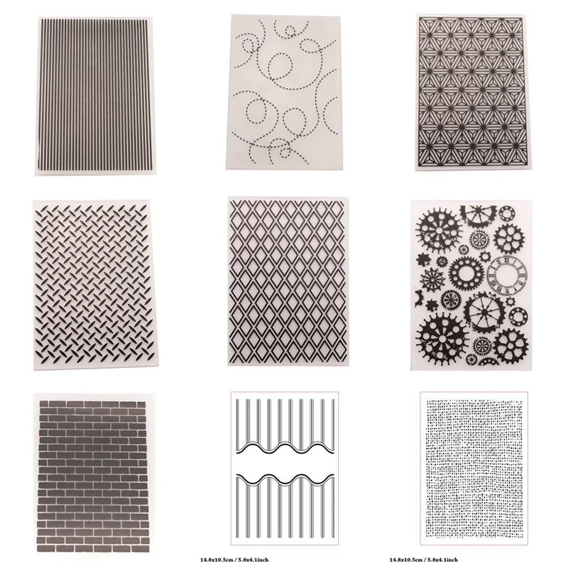 3-DTexturedImpressionsEmbossingFolder,LineTexturedDotBackgroundEmbossingFolderforCardMakingDIYCraftArtSupplies-AliExpress15