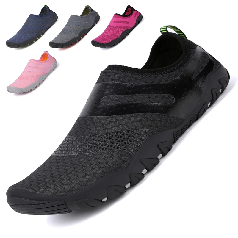 Water Shoes Water Shoes For Women Men Barefoot Beach Shoes Breathable Sport Shoe Quick Dry River Sea Aqua Sneakers Soft Beach Sneakers 35-46