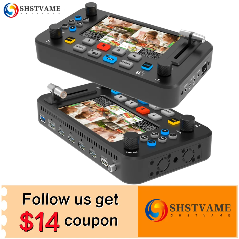 MultiCamera Video Mixer Switcher Multifunctional Guide Broadcast