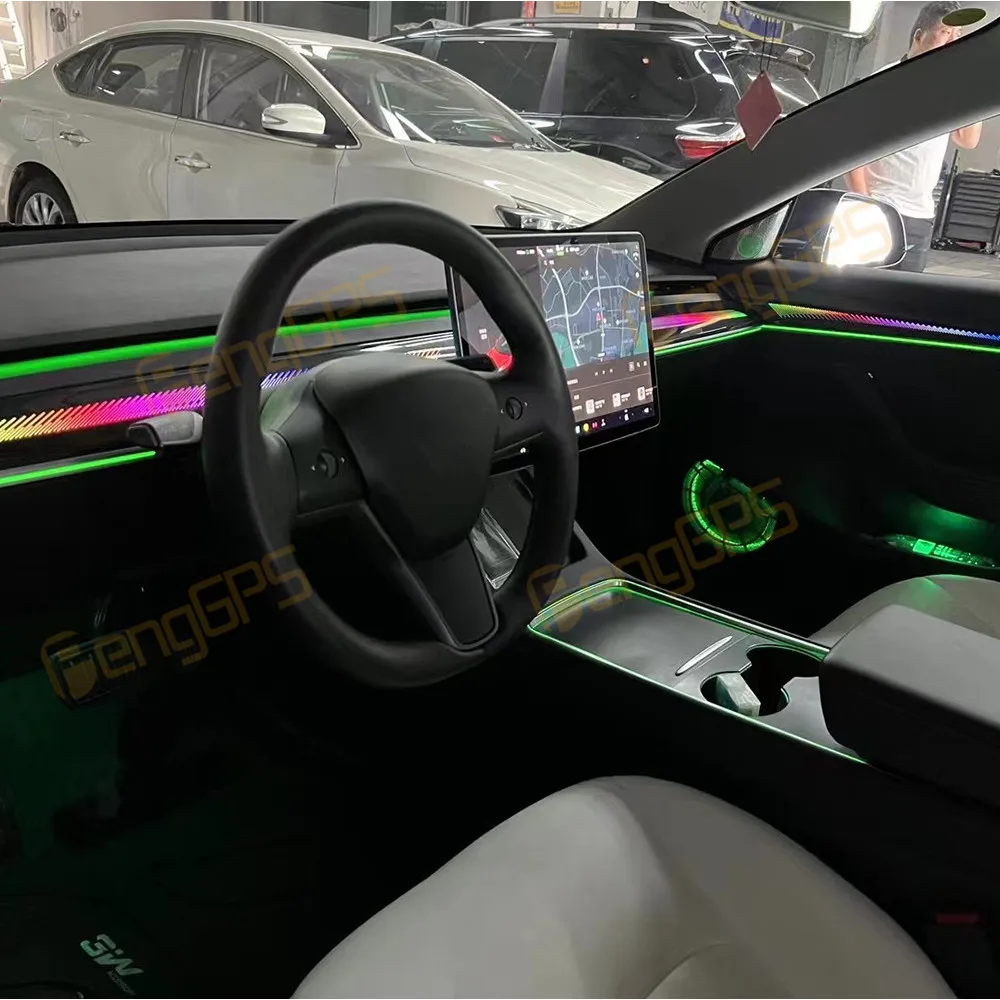 Model 3/Y: Ambient Dash Light Kit – GOEVPARTS