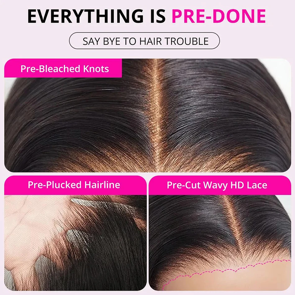 Tinashe Part Max 9&times;6 Glueless Wig HD Lace Bleached Knots Pre Plucked Human Hair Wigs Put on & Go Short Kiny Curly Bob Wig