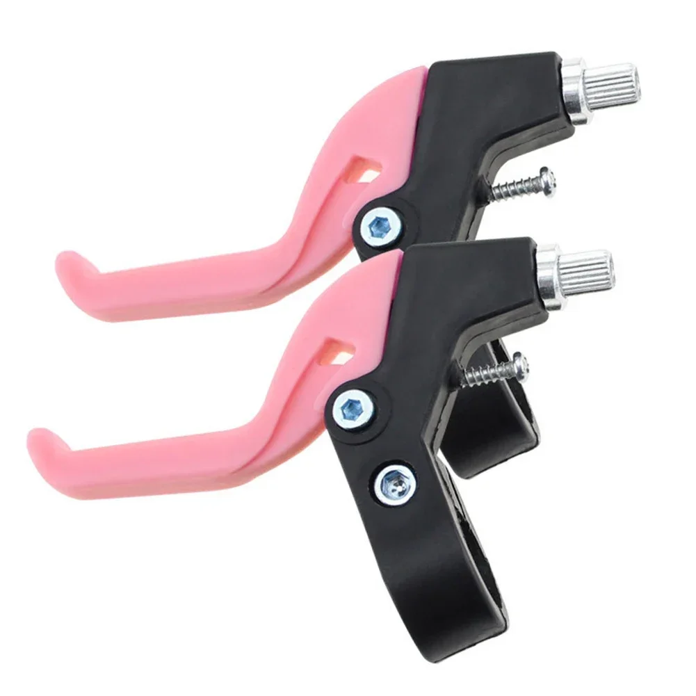 2X Kids Bicycle Brake Levers - Aluminum Alloy Replacement For 12-20 Inch Children's Bikes (Ages 5-12)