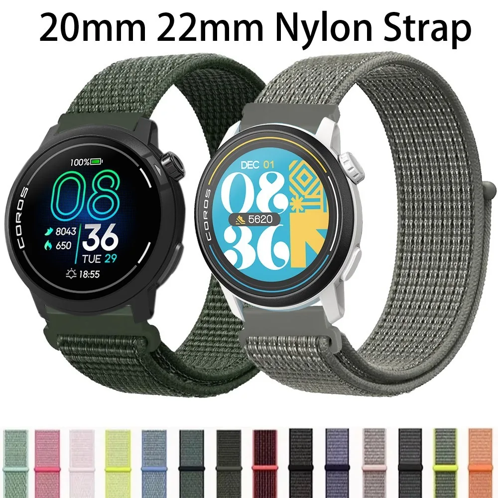 Nylon Strap - Versatile and Comfortable Band for Smartwatches (20mm 22mm)
