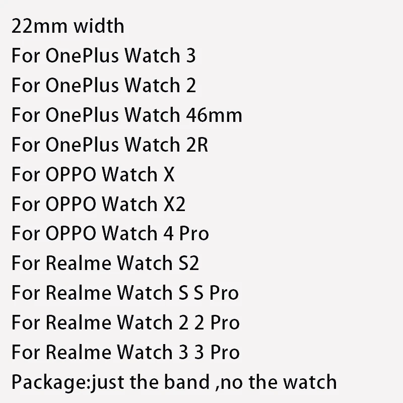 Premium Silicone Nylon Composite Strap - 22mm Bracelet Band