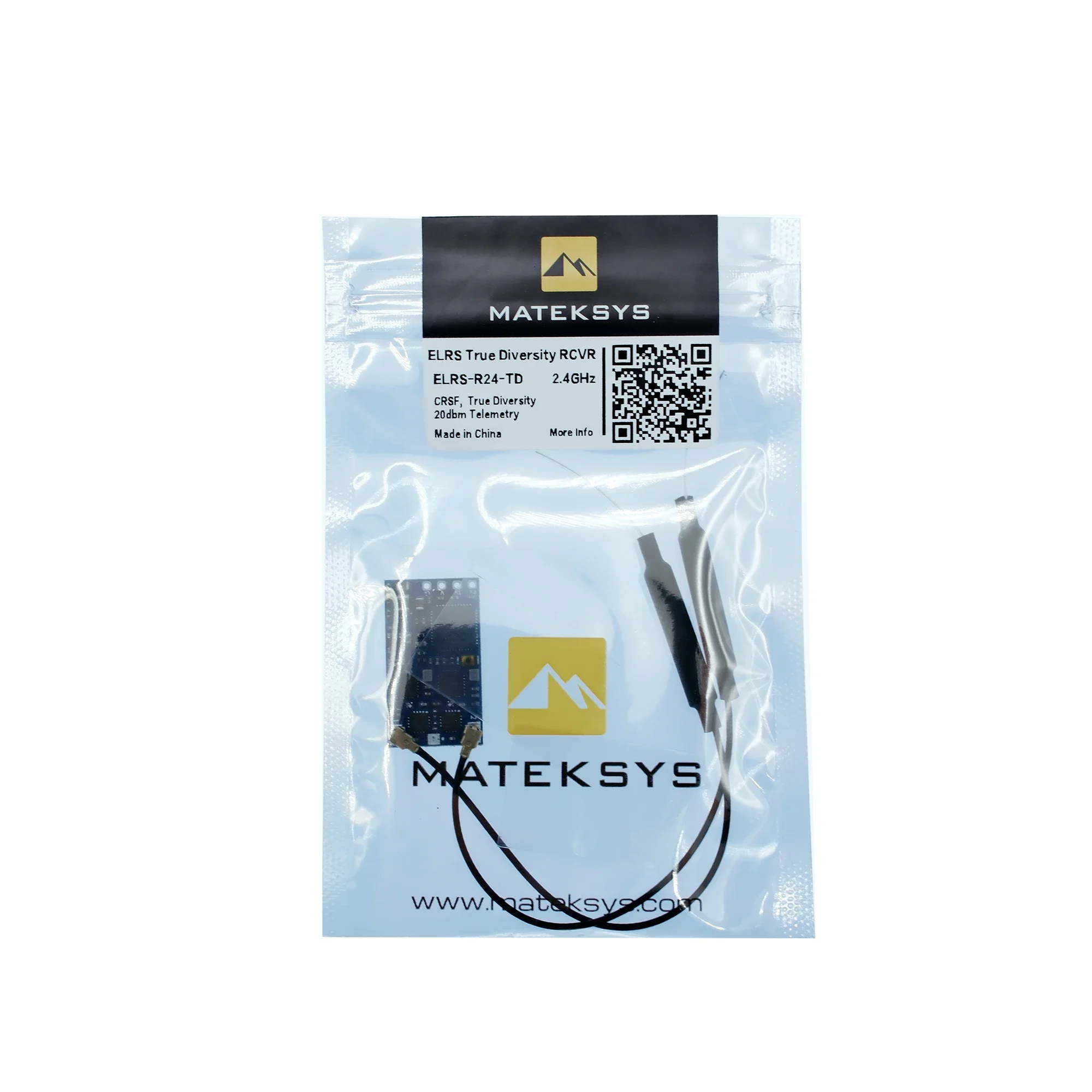 Récepteur ELRS 2.4GHz True Diversity 100mW pour FPV