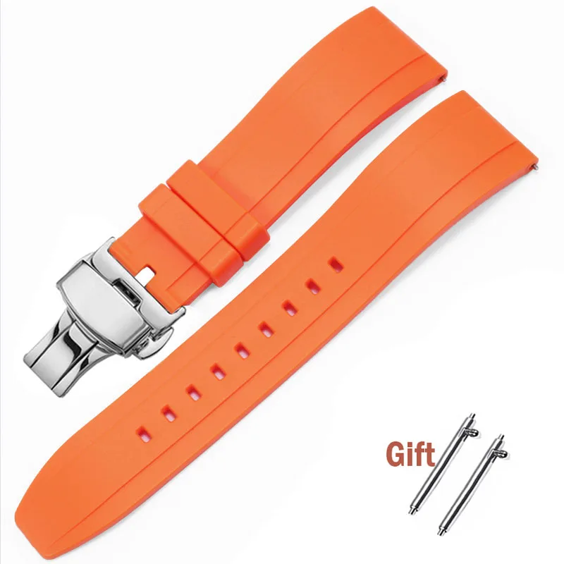 Premium Quick Release Rubber Watch Strap - High-Quality Silicone Band (20mm, 22mm, 24mm)