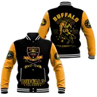 Buffalo Soldiers African American Legend Of The Black 3D Printed Thick Baseball Jacket Men Female Pullover Jumper Jersey Warm 1