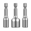 48mm Impact Socket Magnetic Nut Screwdriver,6-13mm Drill Bit Set 1/4” Hex Socket Adapter Bolt Drivers Socket Kit Hand Tools 1