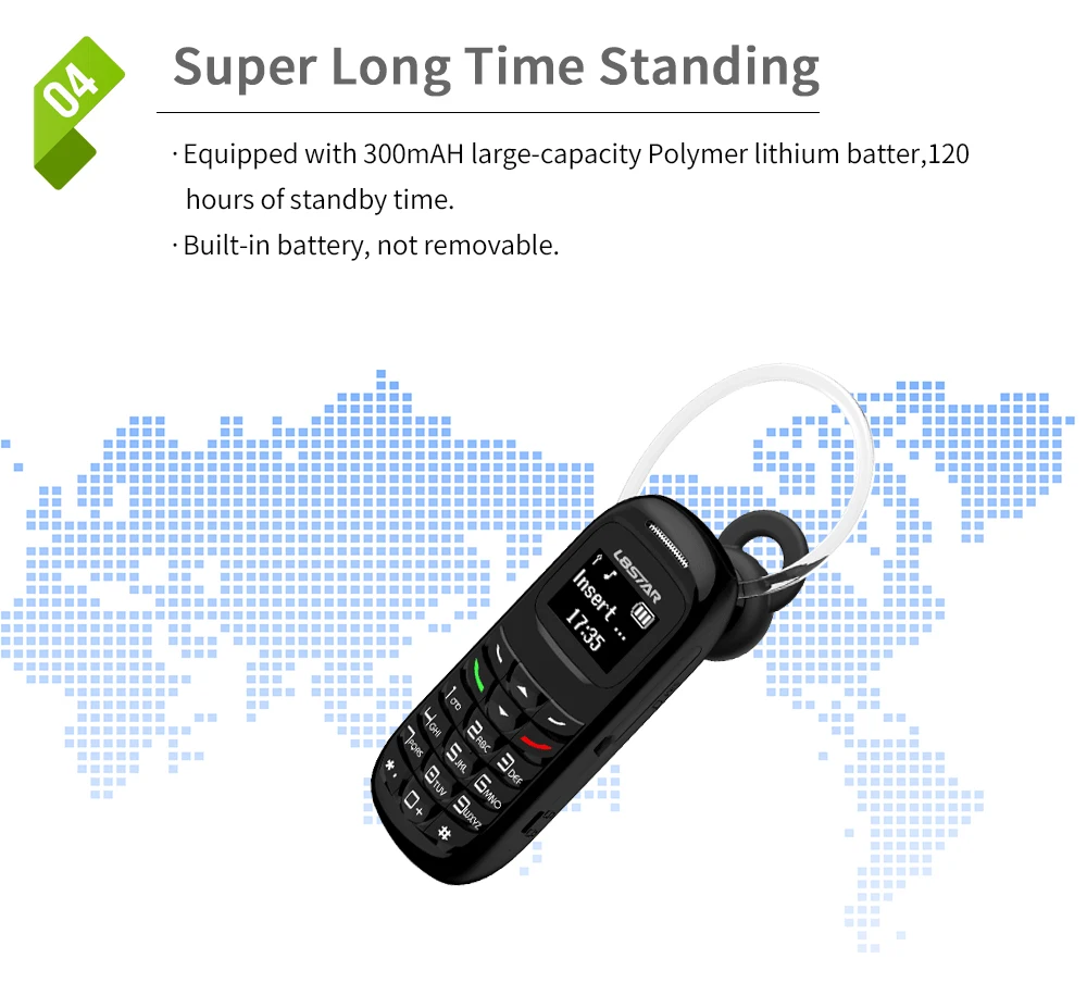 Mini Auricolari Portatili A Forma Di Telefono Cellulare Bm70 Cuffie In-Ear Bluetooth Wireless Universali Per La Maggior Parte Dei Telefoni Cellulari L