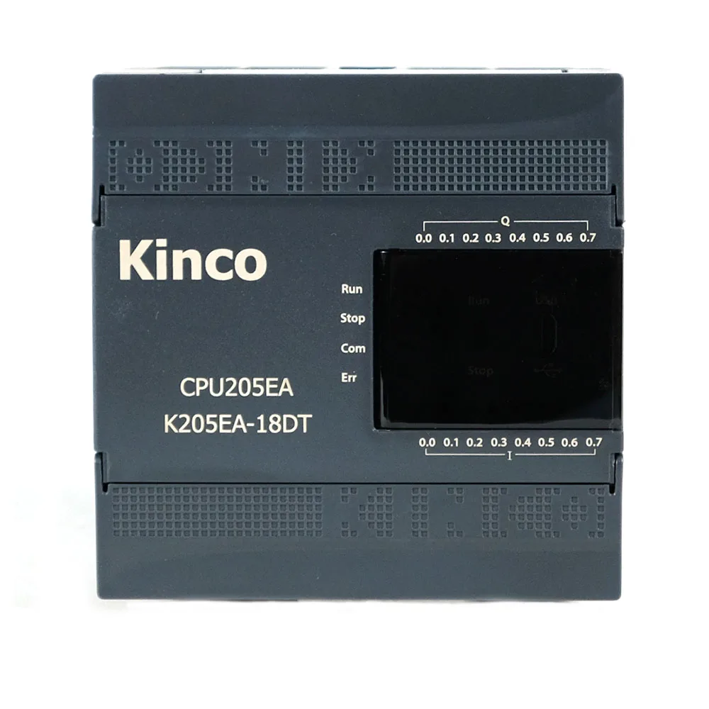 

Kinco PLC K205EA-18DT CPU module DC24V 18-point including DI8 DO8 DC24V RS485 communication