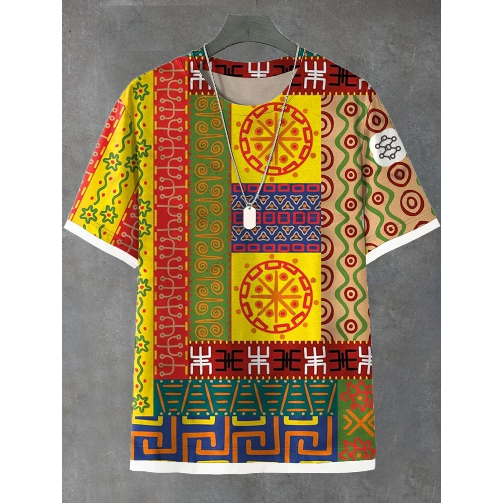 

Men's T-Shirt Casual Fashion 3d Print Short Sleeved Summer Retro T-Shirt For Men Clothing Street Breathable T Shirt Top Tee